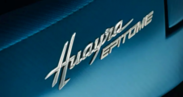 帕加尼推出独一无二的Huayra Epitome,手动变速箱首次亮相
