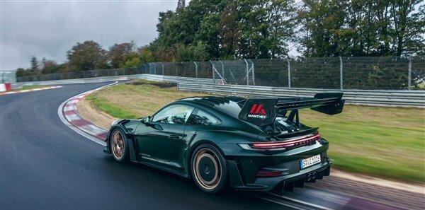 超大尾翼下压力达1000kg!保时捷911 GT3 RS Manthey 官方照片发-有驾 超大尾翼下压力达1000kg!保时捷911 GT3 RS Manthey 官方照片发-有驾