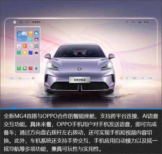 拥有跑车基因的纯电家轿 全新MG4新车图解