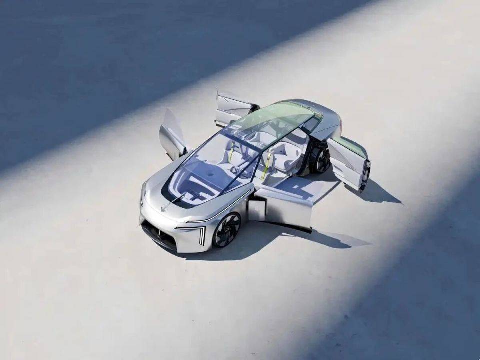 阿维塔全新概念车,对开车门,车长超5米8
