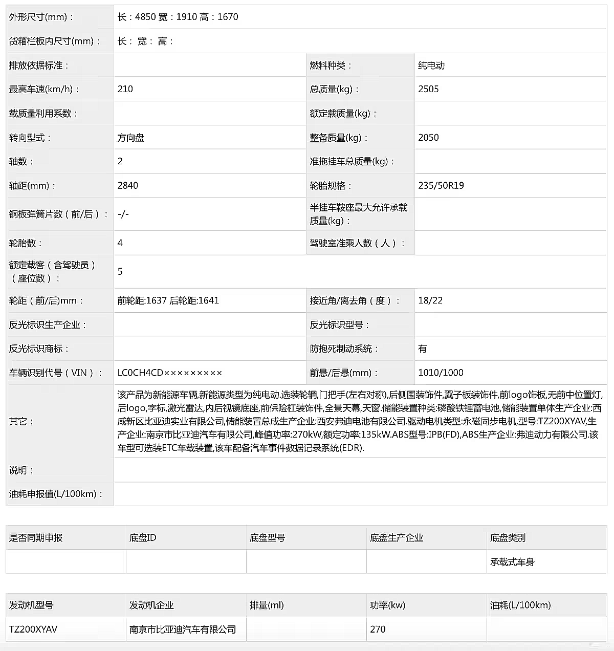 比亚迪发布宋Ultra EV预告图,该车之前已完成申报