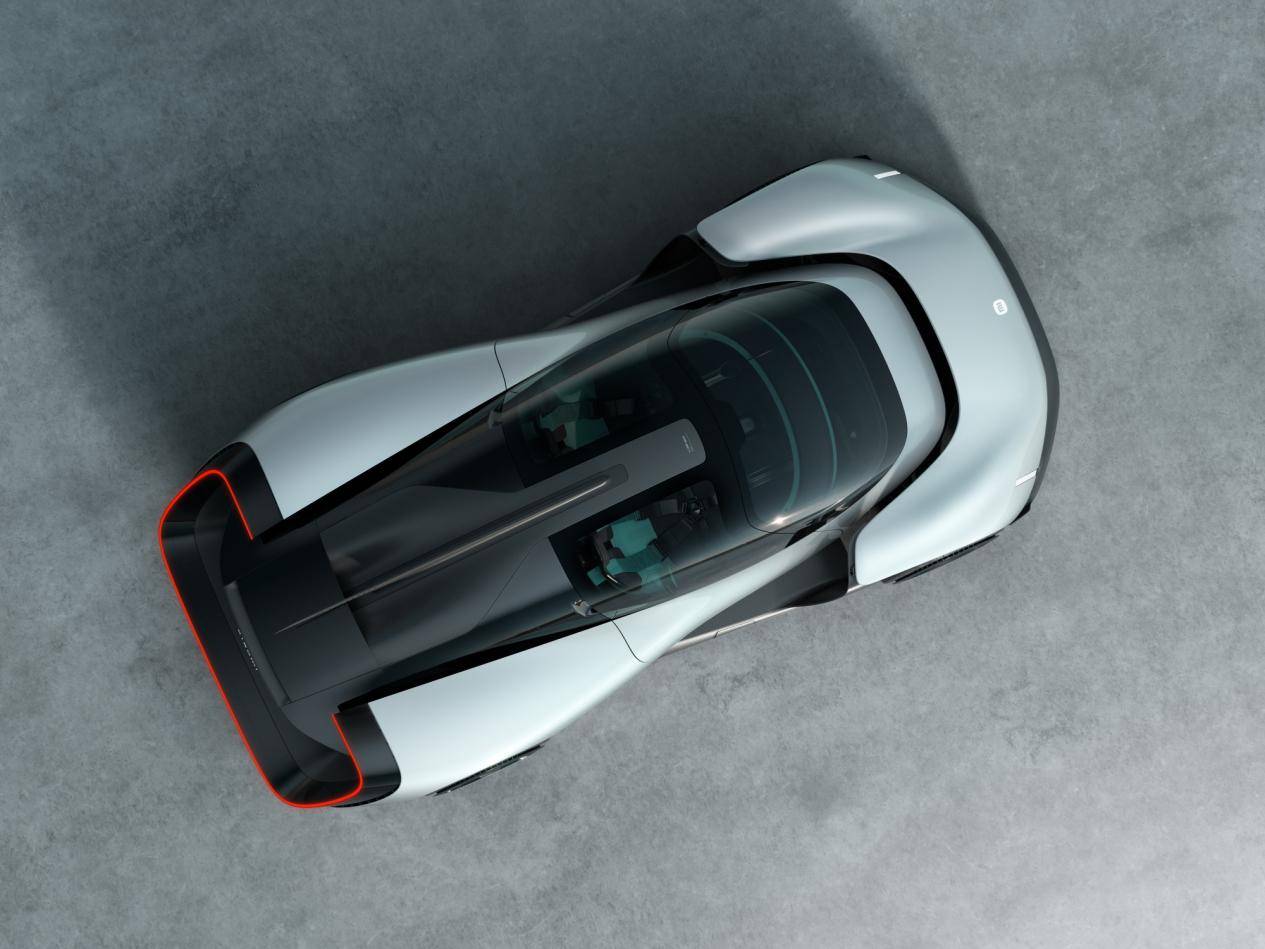 小米 Vision Gran Turismo(简称VGT)概念超跑,1900马力动力系统产生的动能