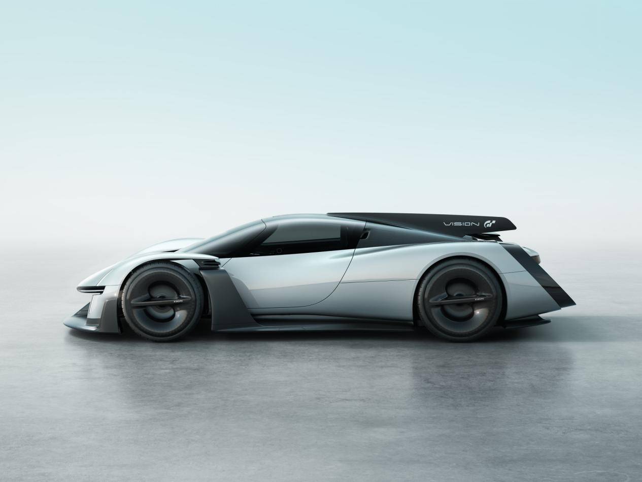 小米 Vision Gran Turismo(简称VGT)概念超跑,1900马力动力系统产生的动能