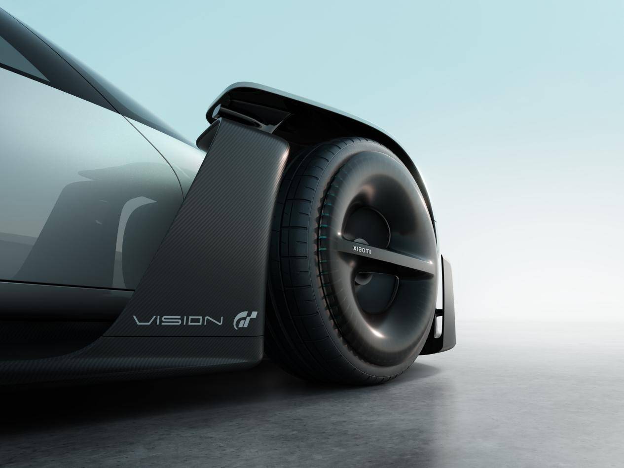 小米 Vision Gran Turismo(简称VGT)概念超跑,1900马力动力系统产生的动能