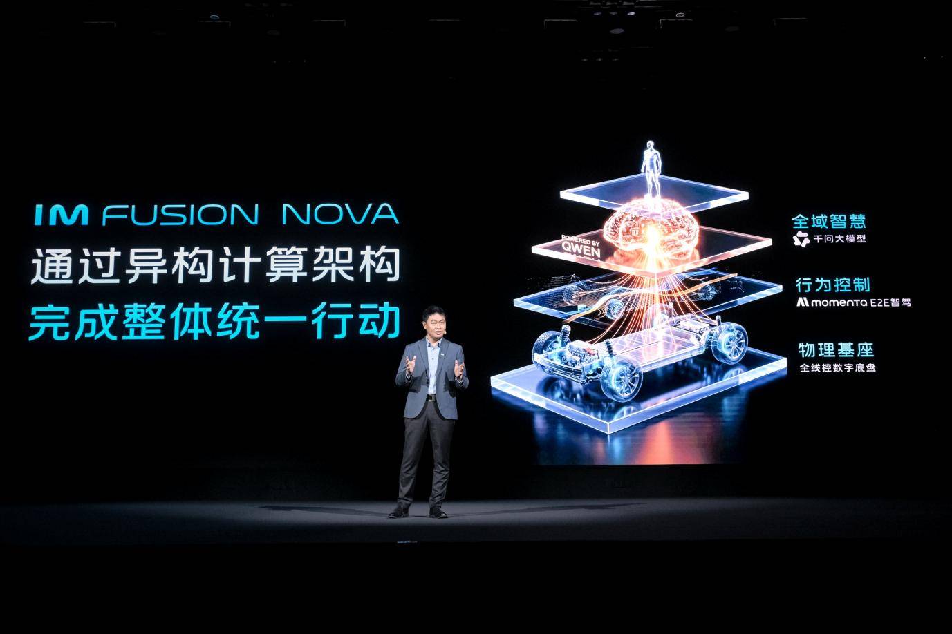 1、智己行业首创&ldquo;舱驾一体、全域融合&rdquo;的智能架构IM Fusion Nova