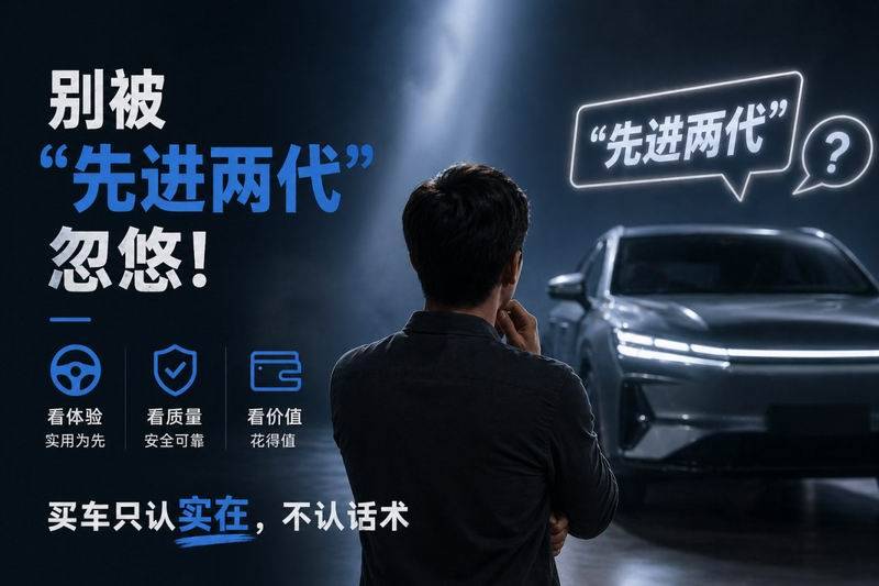 别被&ldquo;先进两代&rdquo;忽悠！  老百姓买车，只认实在不认话术
