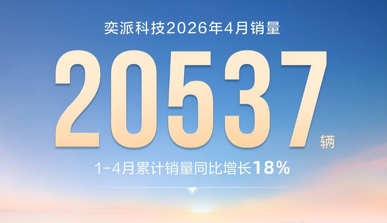 四月新势力销量榜出炉,零跑一骑绝尘,理想鸿蒙小鹏小米“贴脸”3万辆